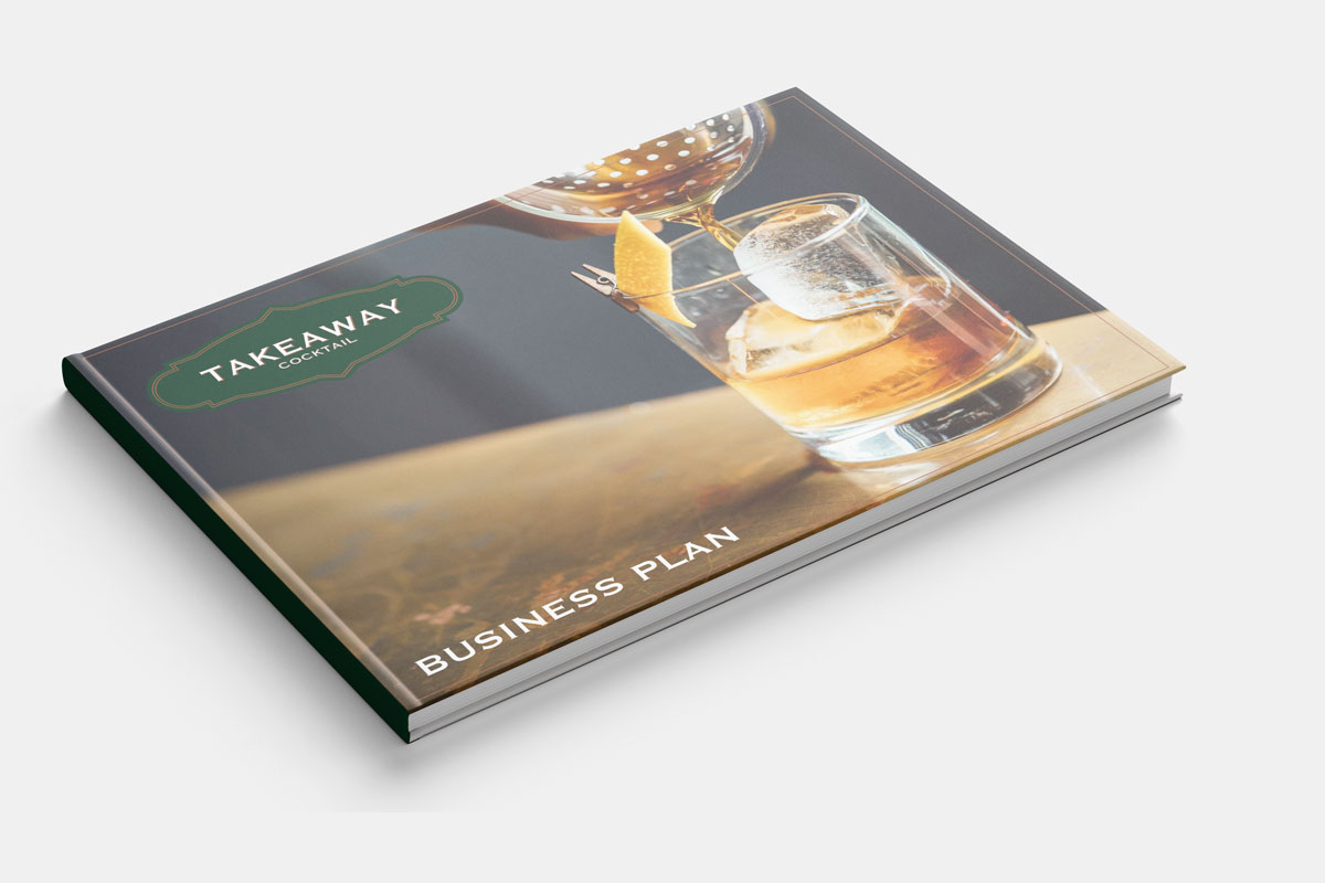 Realizzazione brochure corporate takeaway coktail